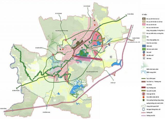 Bản đồ quy hoạch thành phố Buôn Ma Thuột 3